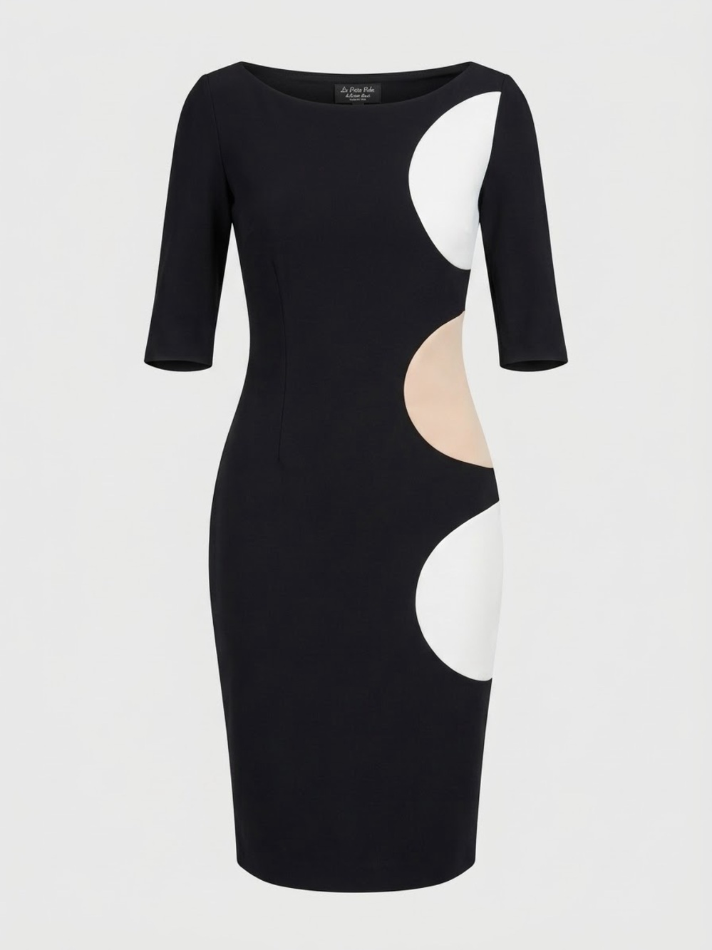 La Petite Robe di Chiara Boni Colorblock Geometric Bodycon Dress Size 8